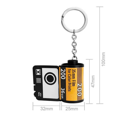 Camera Film Roll Keychain